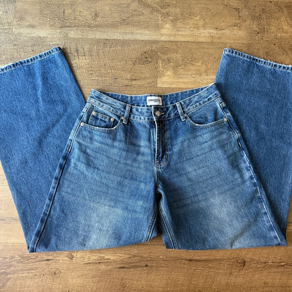 Princess Polly Blue Flare Jeans